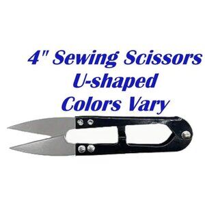 4" Sewing Scissors  - Carbon Steel Trimming Nippers